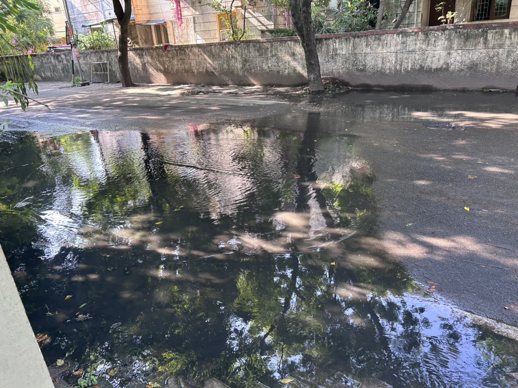 balaGdhamu's tweet photo. @CHN_Metro_Water sewage overflowing like river on the main road creating serious hazard for the commuters and residents. @chennaicorp @RAKRI1 @PriyarajanDMK  sewage water flowing into Stormwater drains. Please take action.several complaints raise no proper solution. https://t.co/FJthjYAU0x