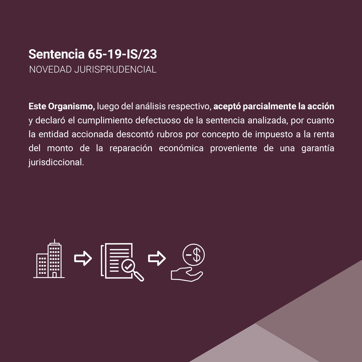 #NovedadJurisprudencialCC | Excepción a la regla establecida en la sentencia 8-22-IS/22 respecto de las propias sentencias de la Corte Constitucional.

📄Lee más AQUÍ⬇️
tinyurl.com/24xb8a3m