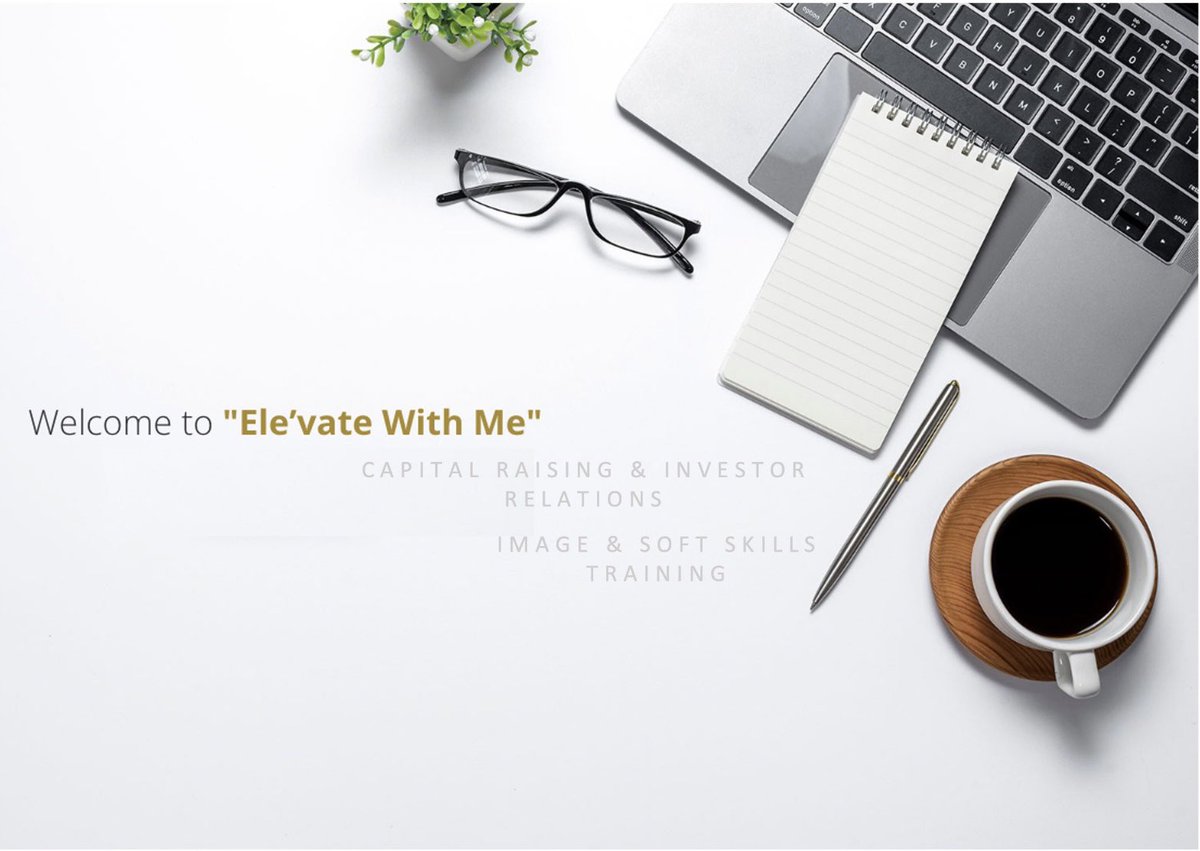 PearleneR's tweet photo. Empowering Growth across Diverse Horizons! 

Introducing “Ele’vate With Me”!
Heres a glance to what we offer: https://t.co/9bkpyzpLj7 

1. Image &amp; Soft Skills training
2. Capital Raising &amp; Investor Relations

#Entrepreneurship #CorporateTraining #InvestorRelations https://t.co/E7DJADVM9m