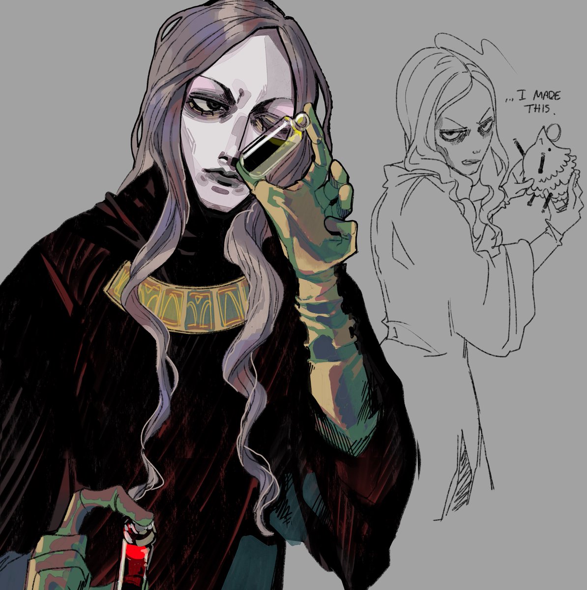 another fear and hunger enki. sure wish I could make funnycomics with the other characters WHO WONT HANG OUT WITH HIM