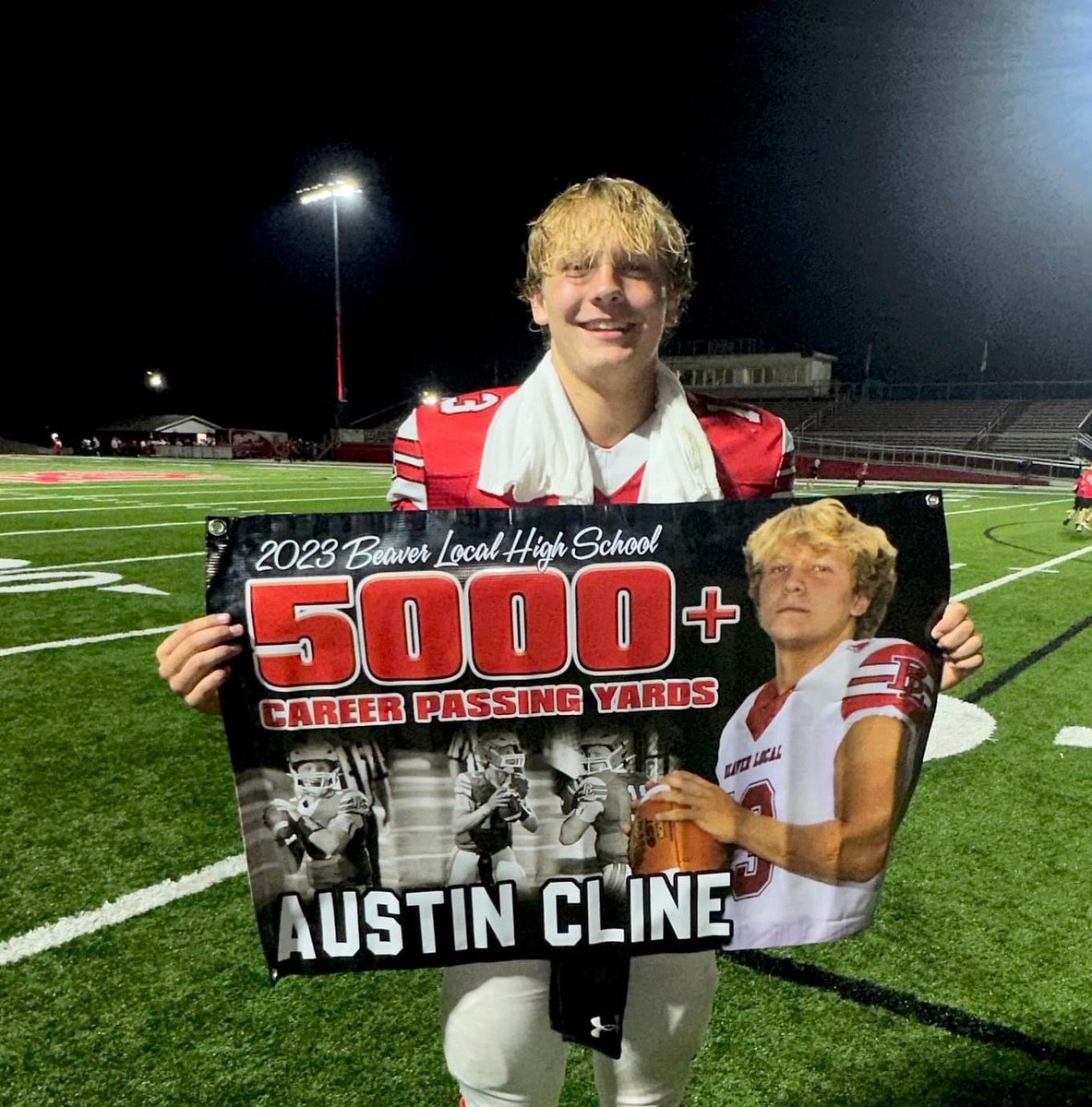 Austin Malutic (@austin_malutic) on Twitter photo Beaver Local QB Austin Cline surpassed 5,000 passing yards this evening in a win ovet Jefferson. <a href="/Malutic_Live/">Malutic Live</a> <a href="/AustinCline1323/">Austin Cline</a> <a href="/BL_Athletics/">BeaverLocalAthletics</a> Beaver Local QB Austin Cline surpassed 5,000 passing yards this evening in a win ovet Jefferson. <a href="/Malutic_Live/">Malutic Live</a> <a href="/AustinCline1323/">Austin Cline</a> <a href="/BL_Athletics/">BeaverLocalAthletics</a>