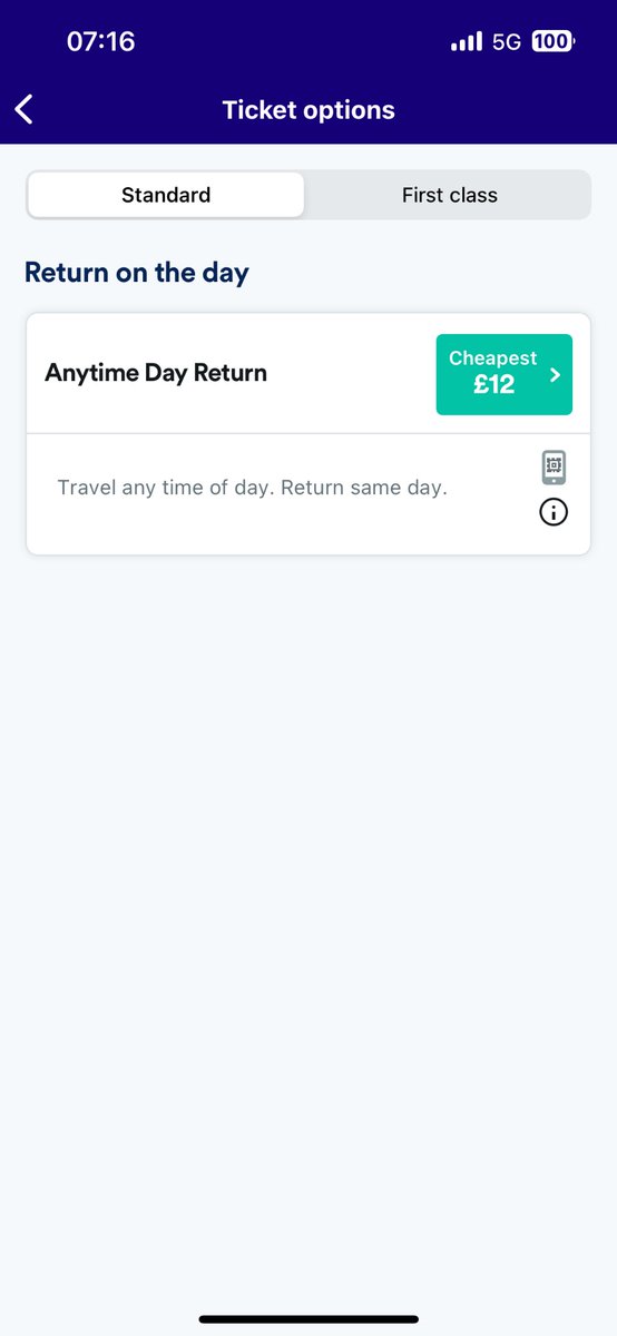 emmamaymillar's tweet photo. @ScotRail That is the only ticket price

Again, I’ve attached a photo for reference

This is also the same on the scotrail app https://t.co/rasfdWoVAD