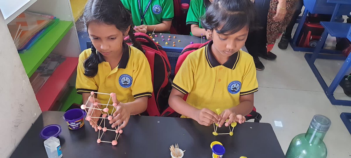 SuyogSunderjiWS's tweet photo. STEAM Challenge- building 3D structure with clay and toothpick in grade 2 of Suyog Sunderji Wisdom School.
#school #kids #natural #learning #learnwithfun #ssws #students #3d #structure #3dstructure #childrens #experiment #learning #learnwithfun https://t.co/XKTytKReCS