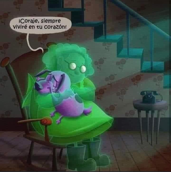 EnsedeCiencia's tweet photo. CORRAJE. Solo la vieja escuela conoce esta caricatura. https://t.co/Fw4jvrMUjI