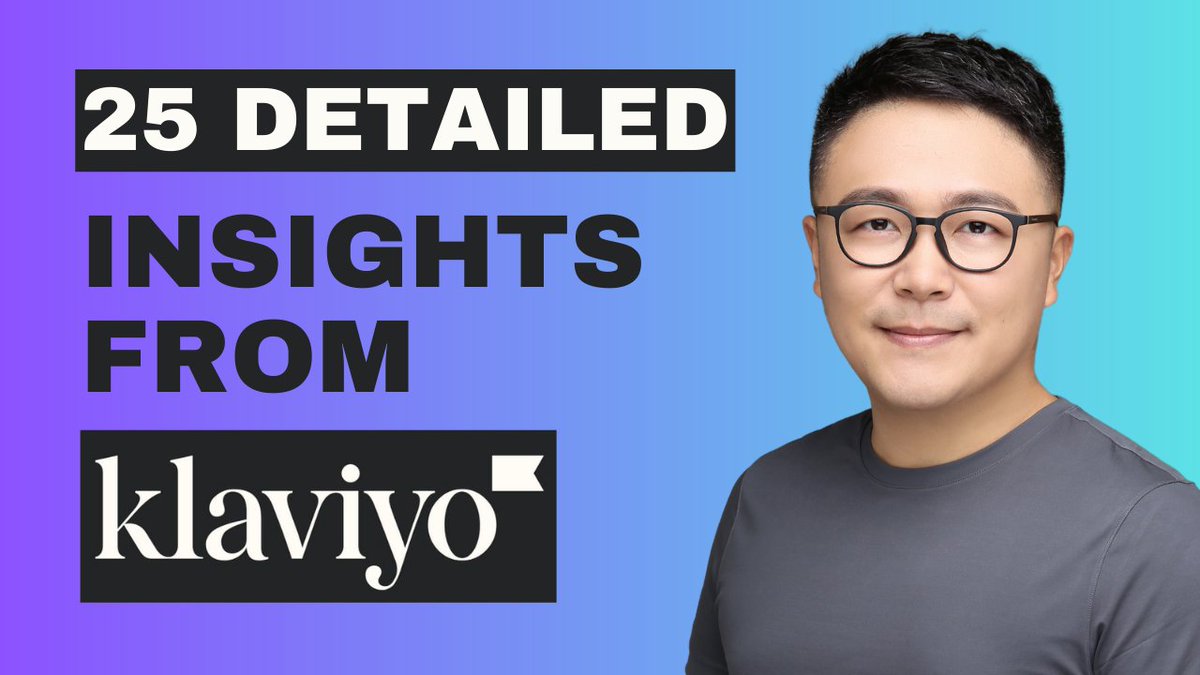 zhuhe's tweet image. 🚀 Klaviyo&apos;s journey to $650M+ in ARR is a masterclass in SaaS growth. Buckle up as we dive into 25 detailed insights that reveal their secret sauce! #SaaS #KlaviyoIPO

1️⃣ Stunning Growth: Klaviyo isn&apos;t just growing; it&apos;s growing at a jaw-dropping 56.5% at a massive scale of…