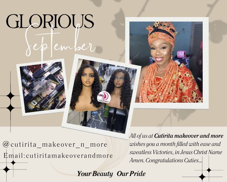 CutiritaM's tweet photo. Glorious September 🙌🏻💯✅💃🏻

#thankYouJesus
#cutirita_makeover_n_more https://t.co/1YzbNUsMOk