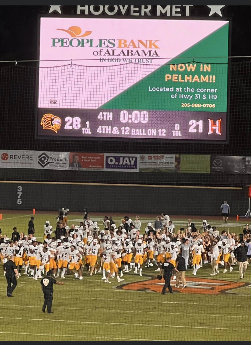 Great team WIN tonight in Alabama vs Hoover. 28-21 in OT. This team showed a lot of heart and GUTS all day.  #ogfamily