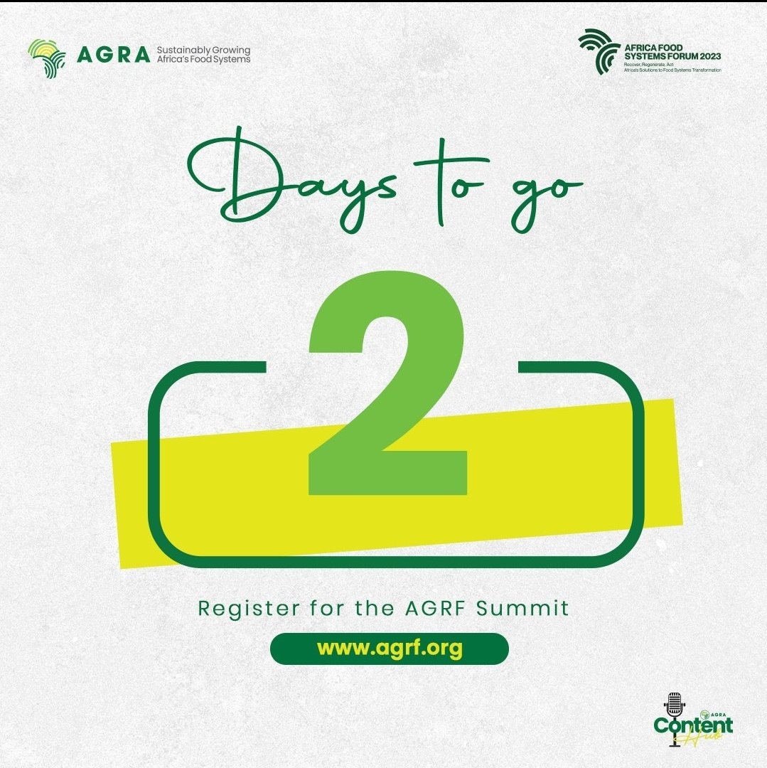 assangombe48's tweet image. It&apos;s hours away. #AGRF2023 is just #48hours away. There&apos;s no pressing development priority like transforming our (Africa&apos;s) #FoodSystems to be sustainable for people, planet, and prosperity. Join us in #DaresSalaam #Tanzania!
