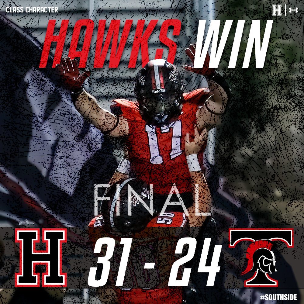 Hawks Win!! 🟥⬛️⬜️
#SouthSide #ClassCharacter