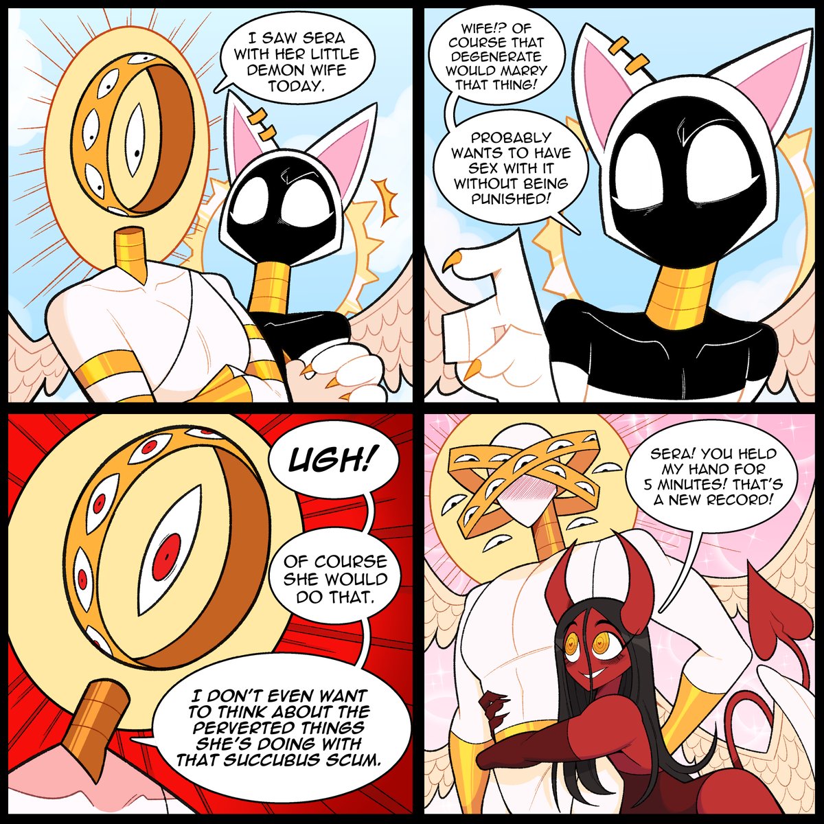 Idolomantises's tweet image. Angel Gossip