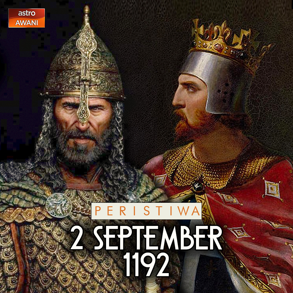 Hari ini 831 tahun yang lalu, Perjanjian Jaffa dimeterai, menamatkan Perang Salib III. Pegangan Sultan Salahuddin al-Ayyubi ke atas Al-Quds terancam apabila Raja England, Richard the Lionheart & angkatan salib berjaya merampas semula Acre, kota pelabuhan penting di Levant &…