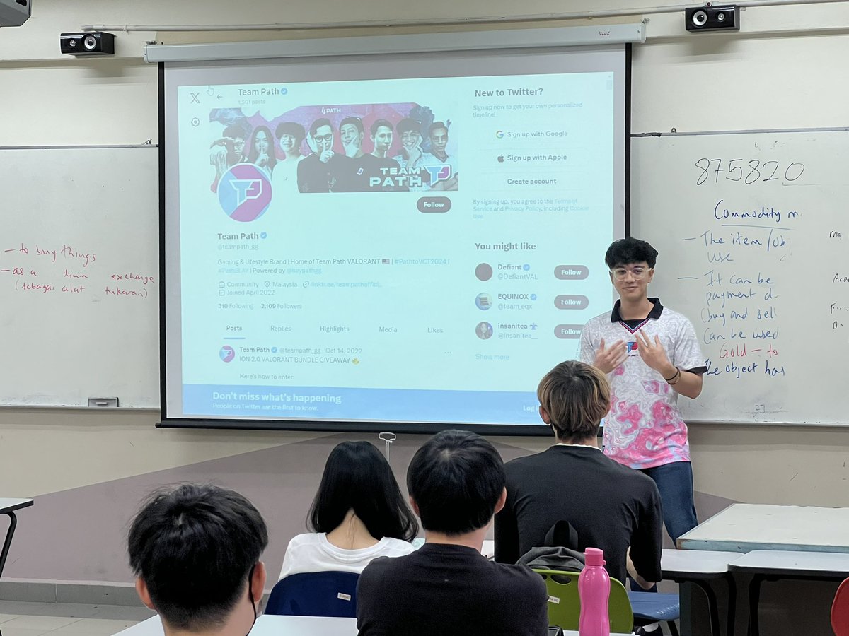 SirCloudMY's tweet photo. This semester, @kyeVAL_ &amp; @zeeq_99 from @teampath_gg are our guest to share about Issues Within Esports and the challenges they face as a pro player.

#TeamPath #PathSlay #EsportsEducation https://t.co/gOj6cqRgyx