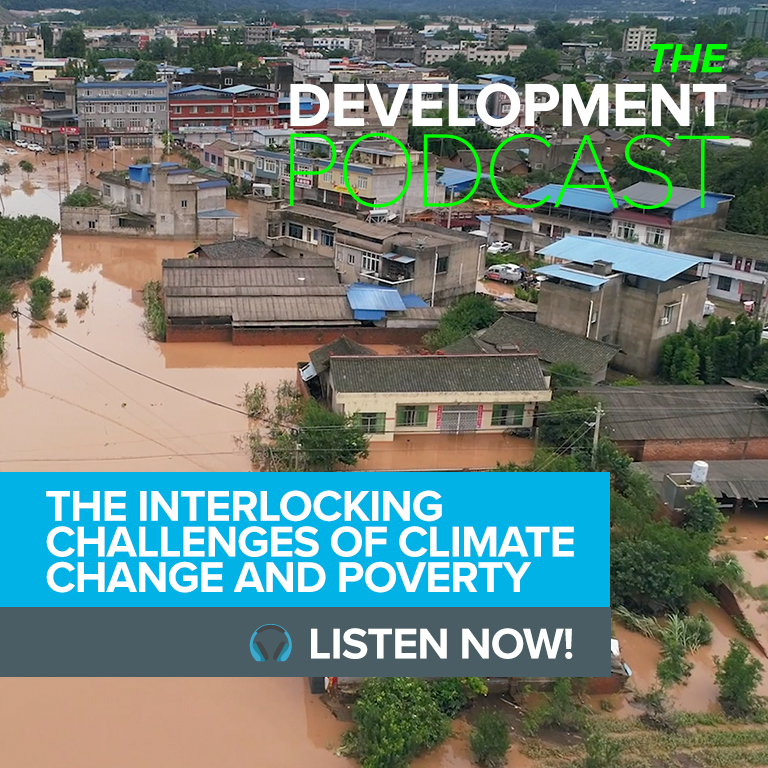 WBG_ClimateEnv's tweet photo. 🎧 PODCAST | How do we address climate change, reduce poverty, and boost shared prosperity on a livable planet? 

Listen to the #DevelopmentPodcast to find out: https://t.co/54R6yCkveF https://t.co/tqkMp0LuRH