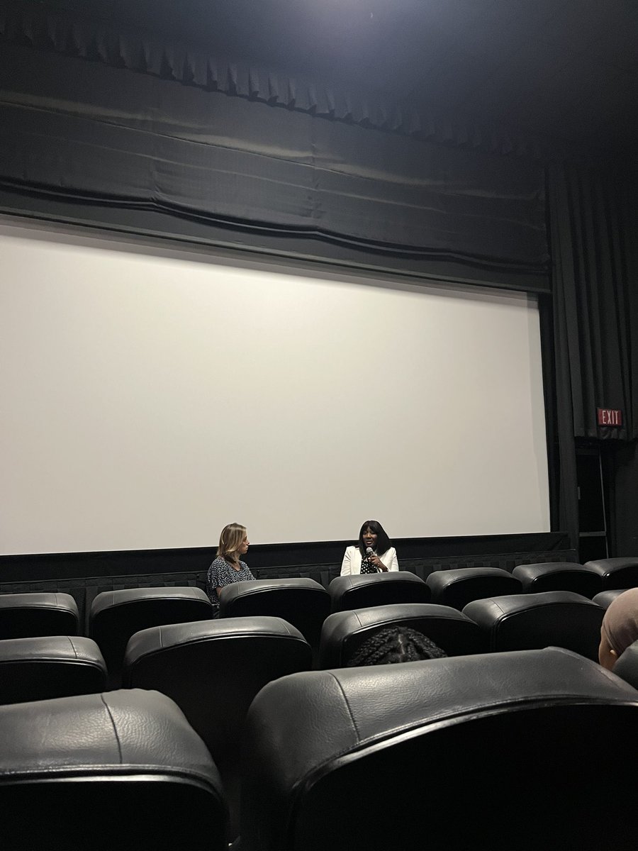 OUR FATHER, THE DEVIL Q&A with Director Ellie Foumbi (@EllieAnette), moderated by CODA director, Sian Heder. 

Oof, this movie messed me up! Go watch it nowww! It’s now open in LA & NY.