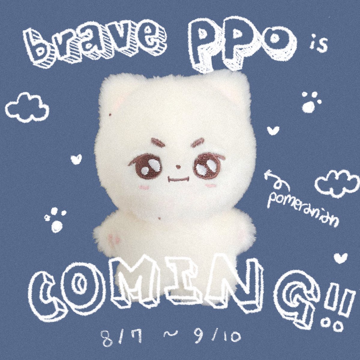 yyy9no's tweet photo. 🇹🇼TW G.O
已獲站子授權@braveppo

용뽀 一般入金
🔗 https://t.co/rl901QBPmu
：選擇金奎彬選項下單：

📍용뽀 10cm娃＋領養認證書 $450

⚠️需二補韓國國內&amp;國際運費
⚠️9/9 17:00止，娃娃製作時間較長需等待較久
問題🔜DM🧸加LINE社群，不錯過消息 https://t.co/PewyyzZEUH