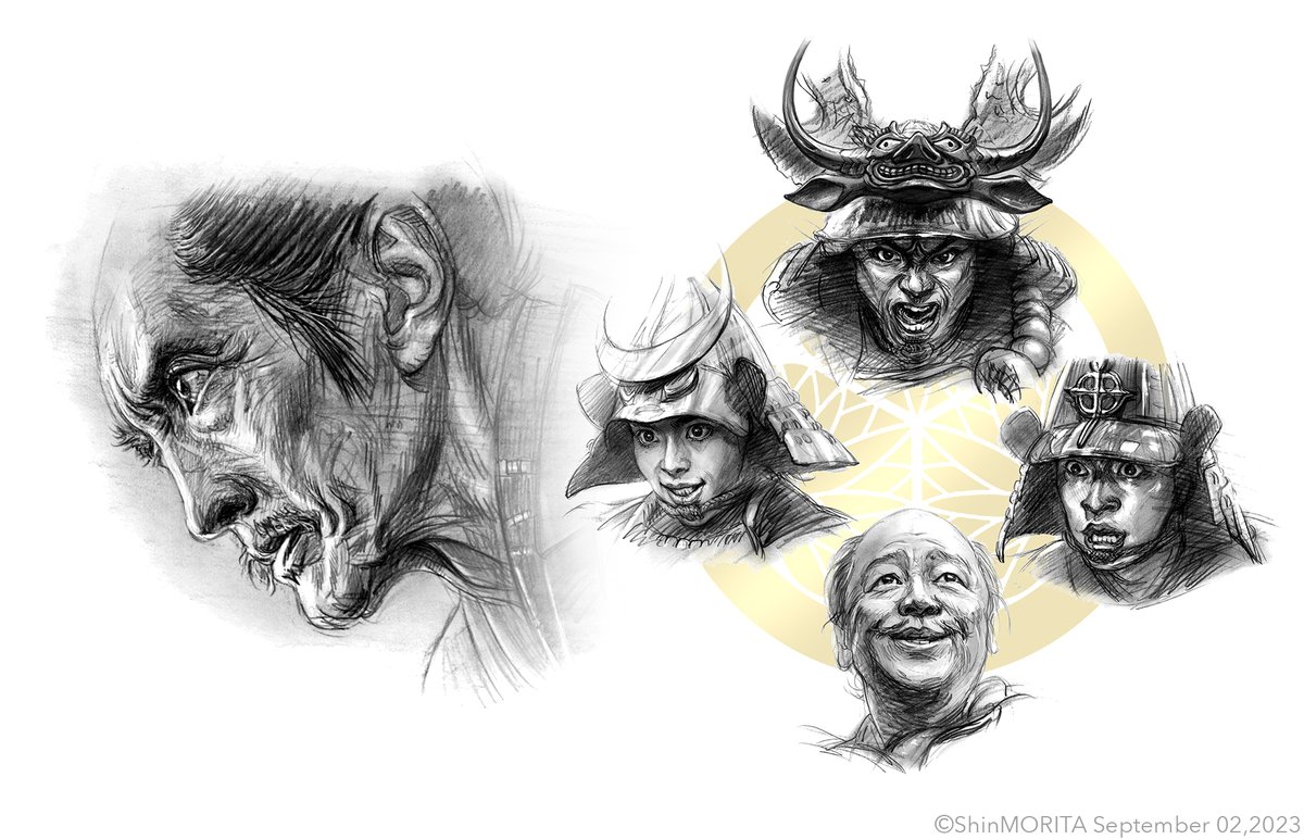 moritax321's tweet image. 石川数正と徳川四天王を描きました。 
#どうする家康 #毎日が発見  
こちらのコラムのイラストになっています。  
↓ぜひ観て、読んでください☆  
mainichigahakken.net/life/article/p…