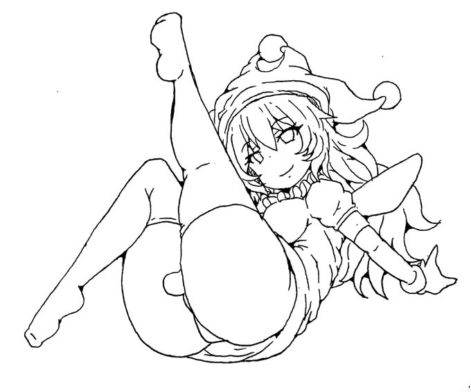 ひとまずアクリルスタンド用のクラピ線画

また修正かけて来週中には仕上げよう 