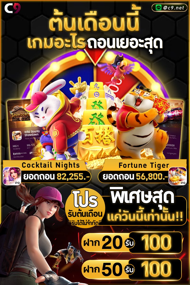 ⭐ ลองเล่นไม่เกิน 𝟏𝟎 นาที 
𝘾𝙊𝘾𝙆𝙏𝘼𝙄𝙇 𝙉𝙄𝙂𝙃𝙏𝙎
𝙁𝙊𝙍𝙏𝙐𝙉𝙀 𝙏𝙄𝙂𝙀𝙍
เงินรางวัลล่าสุด ได้ 𝟒𝟗𝟐𝟏 บ.
ผลกำไรมากถึง 𝟗 เท่า 🎖️

สมัคร : bit.ly/sl0tC9BET 

#สล็อตเครดิตฟรี #เครดิตฟรี #เครดิตฟรีล่าสุด #เครดิตฟรี50 #ปังชา #โหนกระแส #เครดิตฟรี100