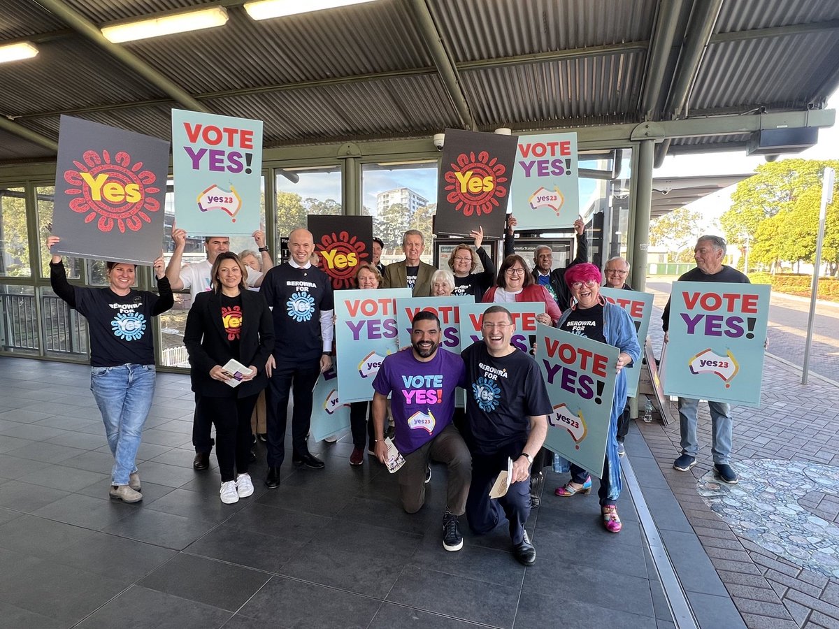 yes23au's tweet photo. In every state and territory, people are putting their hands up - some for the first time ever - to chat to those in their community about why voting Yes on October 14 is so important.

This campaign takes all of us, so sign up to volunteer now at https://t.co/l70SUeaTzf 

#yes23 https://t.co/DIIPv0pY54