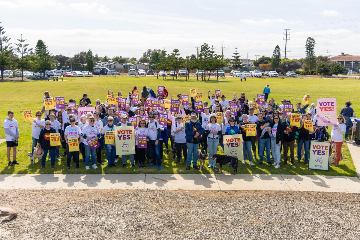 In every state and territory, people are putting their hands up - some for the first time ever - to chat to those in their community about why voting Yes on October 14 is so important. This campaign takes all of us, so sign up to volunteer now at yes23.com.au/volunteer #yes23