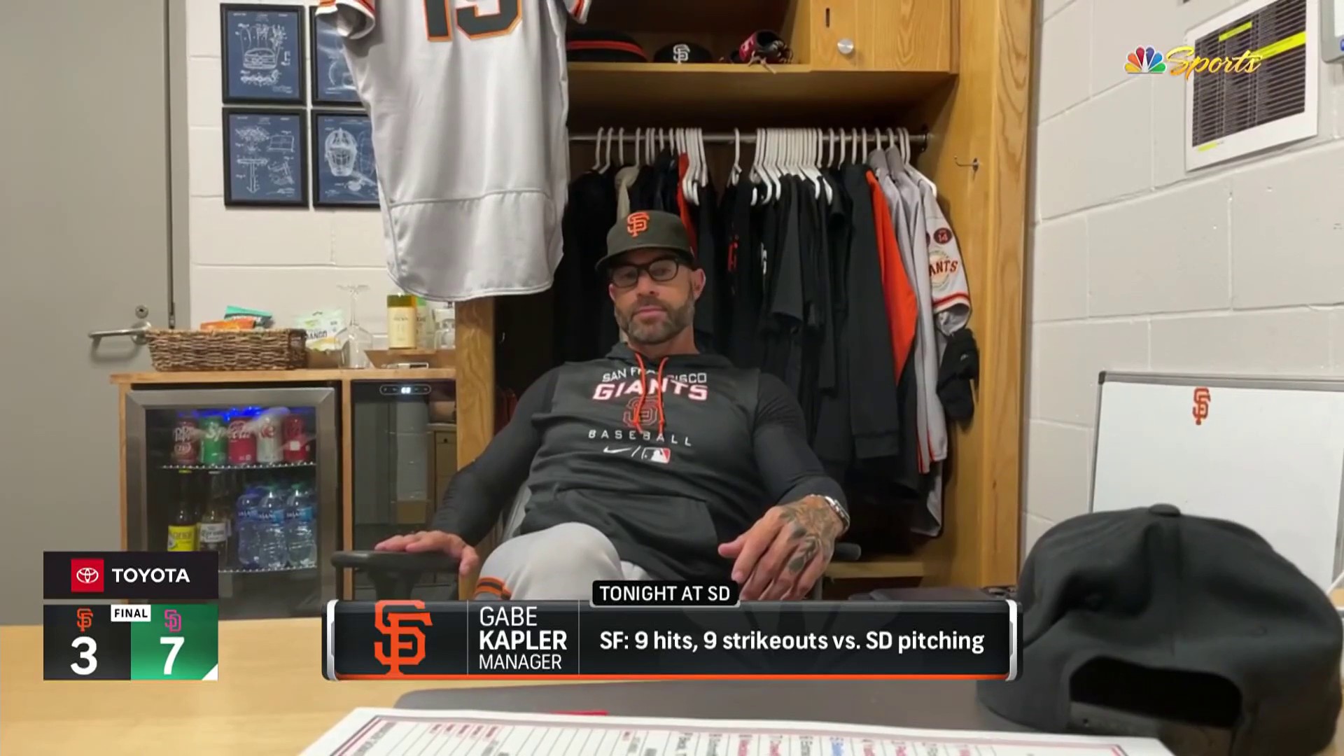 SF Giants on NBCS on X: Just proud to be associated with Wilmer. He's a  great teammate and a great player. Kap talks about Wilmer's special night  after reaching a career high