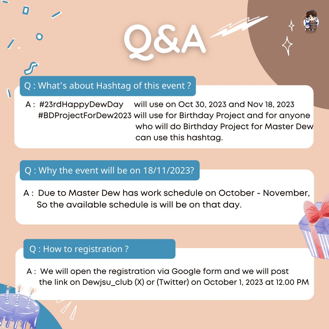 Dewjsu_club's tweet photo. ✨ Q&amp;A ✨

🎉🎂Dew’s Day 2023 🎂🎉

#BDProjectForDew2023
#dew_jsu https://t.co/3nUGplYIzb