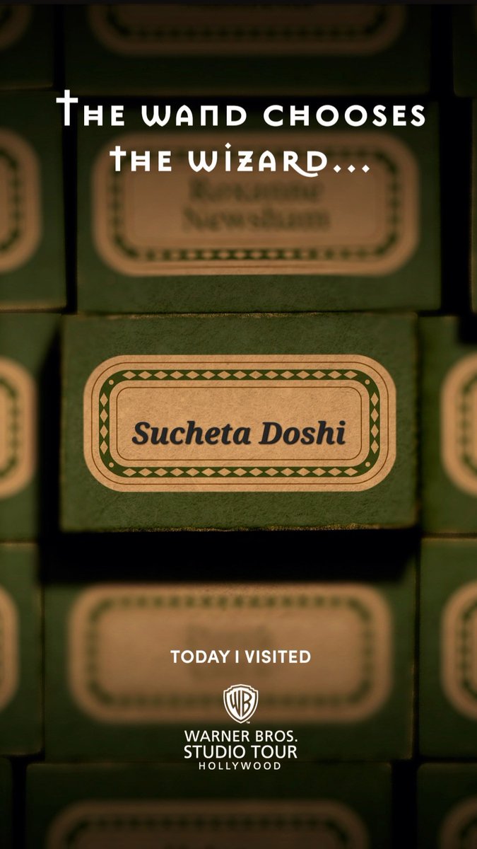 What a way to celebrate going #BackToHogwarts today- from receiving my letter to sorting back to #Slytherin, of course 🐍😉, and being chosen by my wand - all @wbtourhollywood! #Hogwarts #HarryPotter #WBTourHollywood