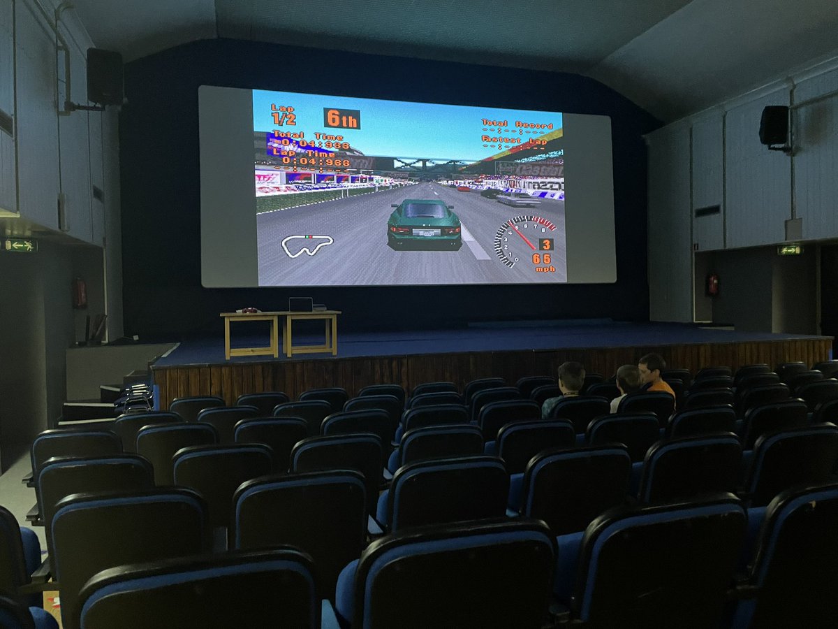retro_rok's tweet photo. (1/2) Had really a blast at yesterdayβs #GamePresentation of the movie #GranTurismoMovie with the #original #GranTurismo (1997) game for the #PlayStation (1994) #console in our local cinema in #Idrija! π πΉοΈ πΎ https://t.co/F60Z0gxSPd