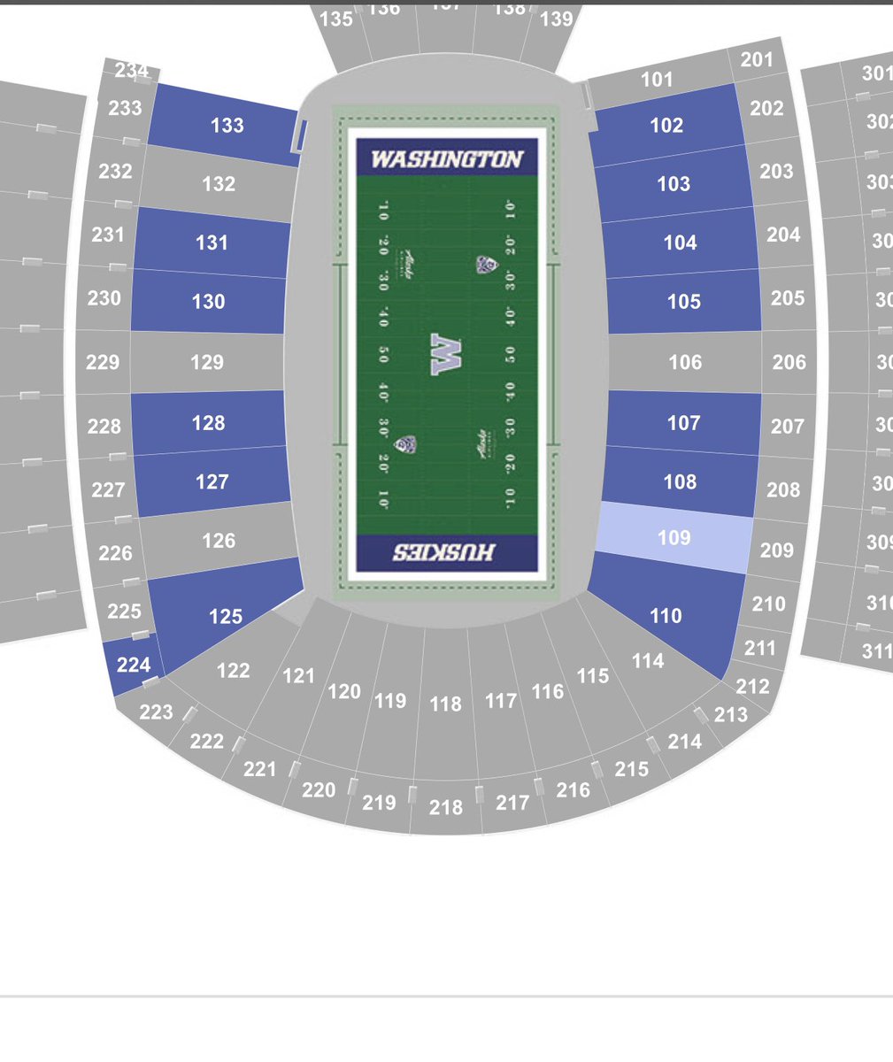 Two 100-Level @UW_Football tix for tomorrow’s home opener at 12:30 PM vs @BroncoSportsFB. Great seats on the aisle. $80 total Section 125 Row 37 Seats 1 & 2 DM me if you are interested.