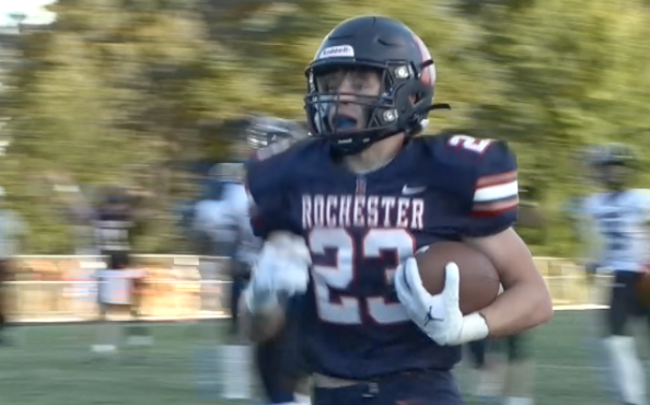 Just in case you haven't heard about the Rochester defense...it's time to take some notes.

The Rockets run through Springfield High on their way to 2-0, with the starting defense giving up 0 points to Peoria and Springfield High in weeks 1 &amp; 2
channel1450.com/2023/09/01/roc…
