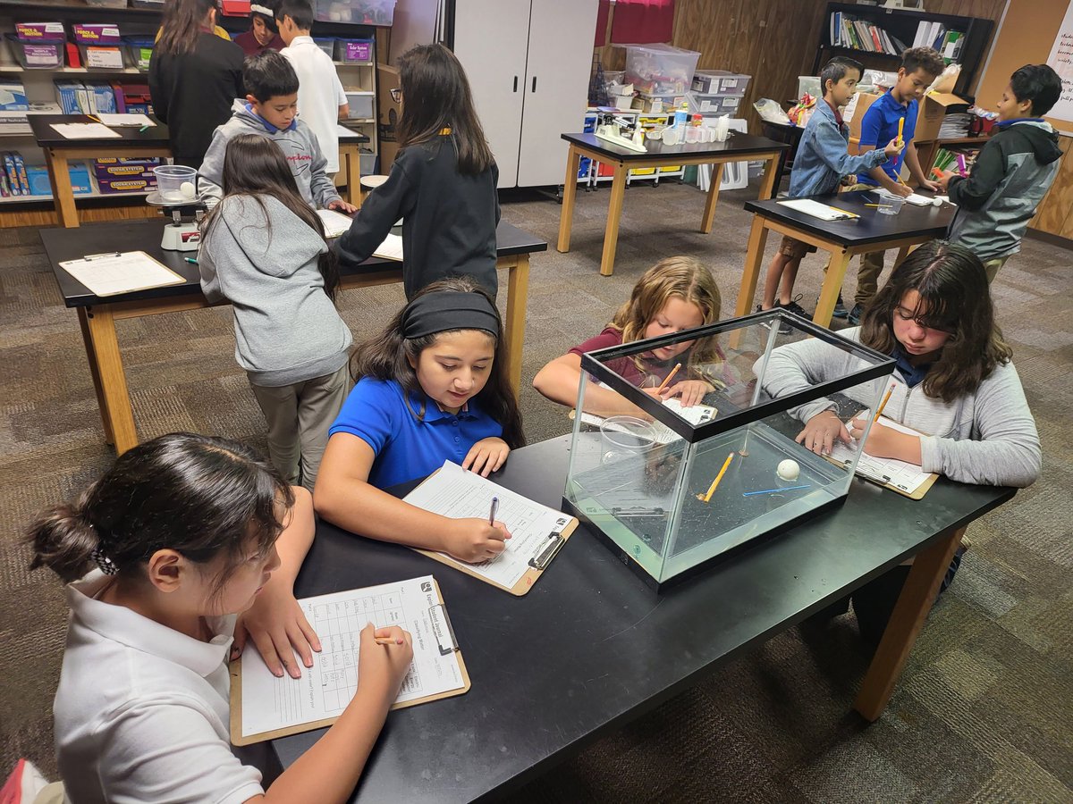 ASantana_JHS's tweet photo. 5th grade hawk scientists finished our first unit strong with student lead lab stations involving all of the physical properties we have learned to classify matter by! π¨βπ¬π©βπ¬π§²ππ§ #HawkPrideSISD #TeamSISD https://t.co/uBnQnoZxXt