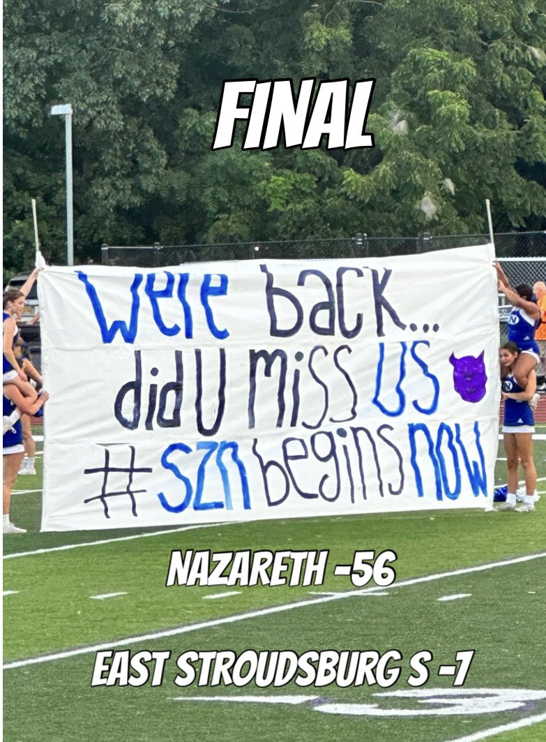 Week one done!! Set the tone!! 🔵🦅🏈💪🏼💪🏼🔥🔥