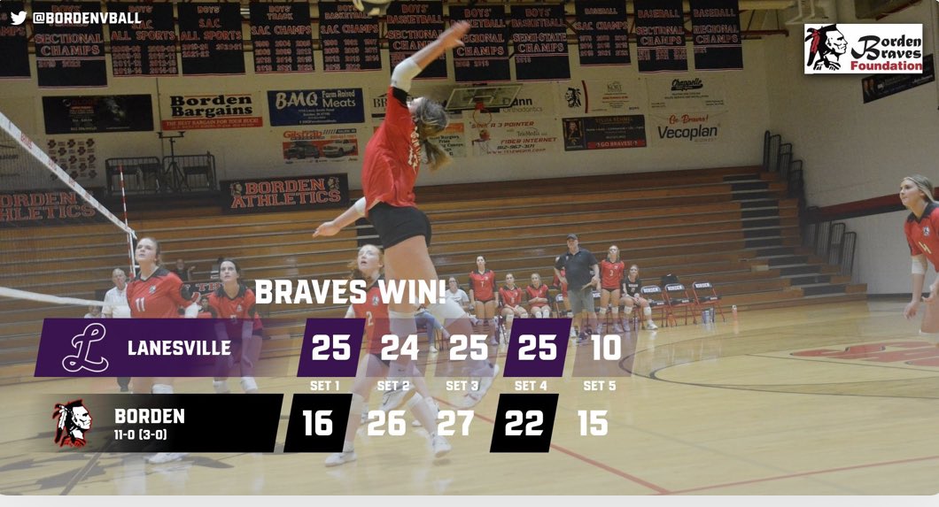 Bordenvball's tweet photo. @bordenathletics @newstribscores https://t.co/gQJCIyqXWw