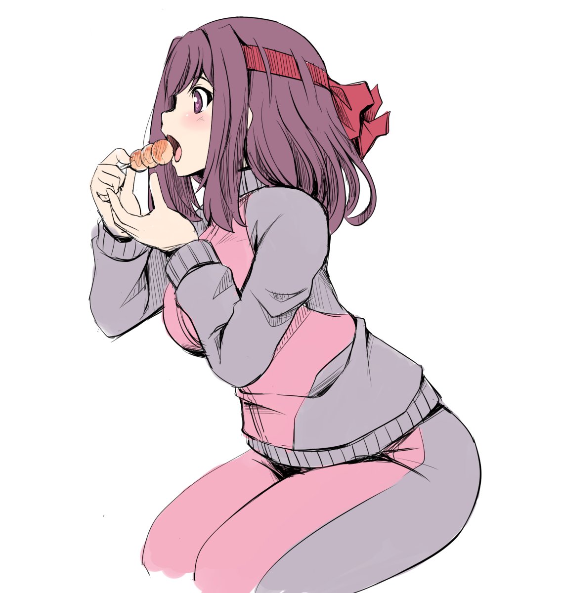 ガルパン「そうか今年から誕生日が生えてきたんだった というワケで、みつだんご妙ちゃん少々手」|とんぷう🐴のイラスト