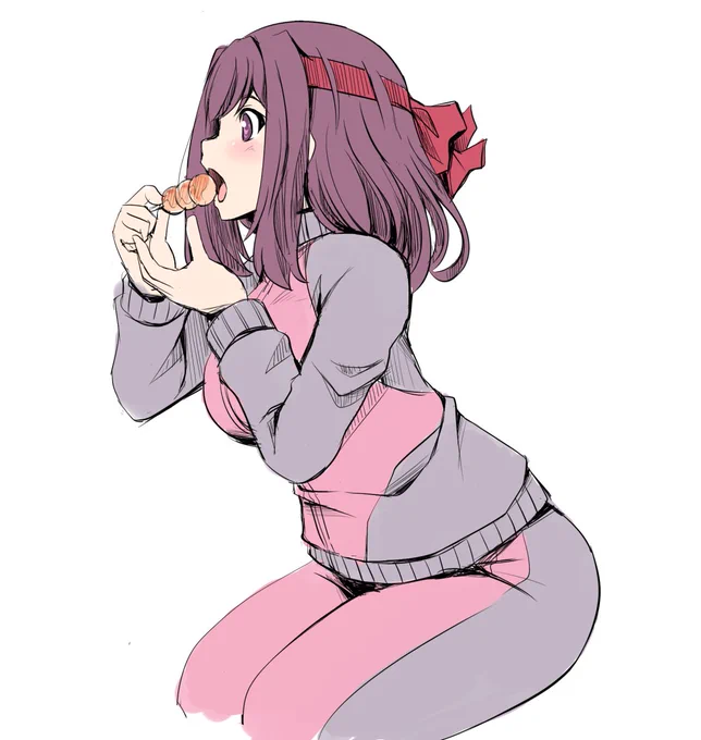 そうか今年から誕生日が生えてきたんだった というワケで、みつだんご妙ちゃん少々手直しして再掲 #garupan #ガルパン