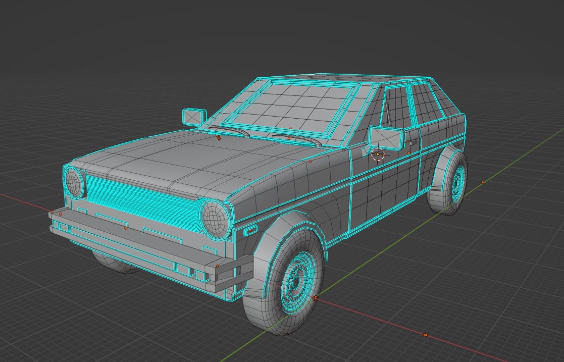 WorldinNegative's tweet photo. The #3dmodeling of the car is done, now comes texturing... 

3D model made by: https://t.co/inj5hRwvcl

#screenshotsaturday #UnrealEngine5 #blender #IndieGameDev #indiegame #gamedev https://t.co/p5tL8WUJpn