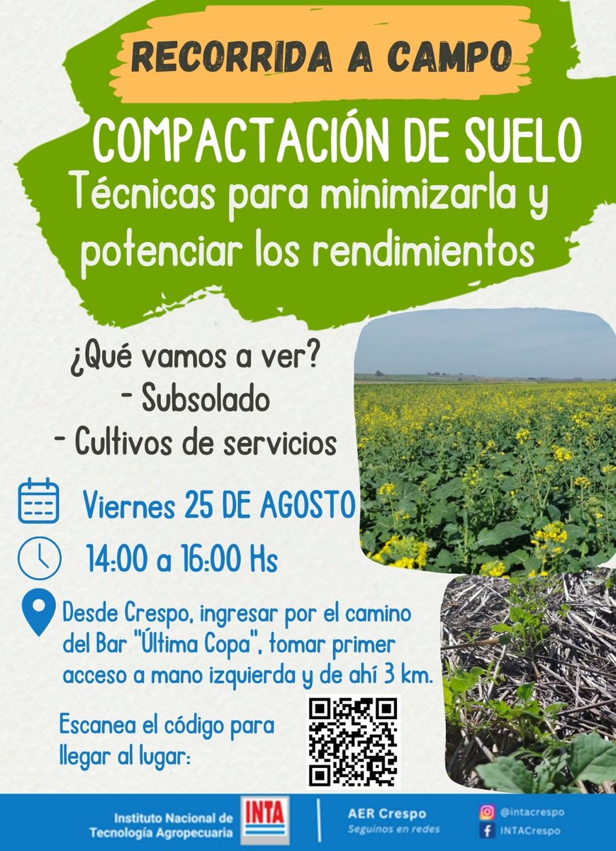 Marcelo36824629's tweet photo. Con colegas de AER Crespo y @EmmanuelGabioud organizamos una jornada a campo para conocer el estado en que se encuentra el suelo y dialogar respecto a técnicas para mejorar su condición. Proyecto INTA Macrorregional "Mitigación de externalidades de sistemas productivos pampeanos" https://t.co/JvYgFktK6u