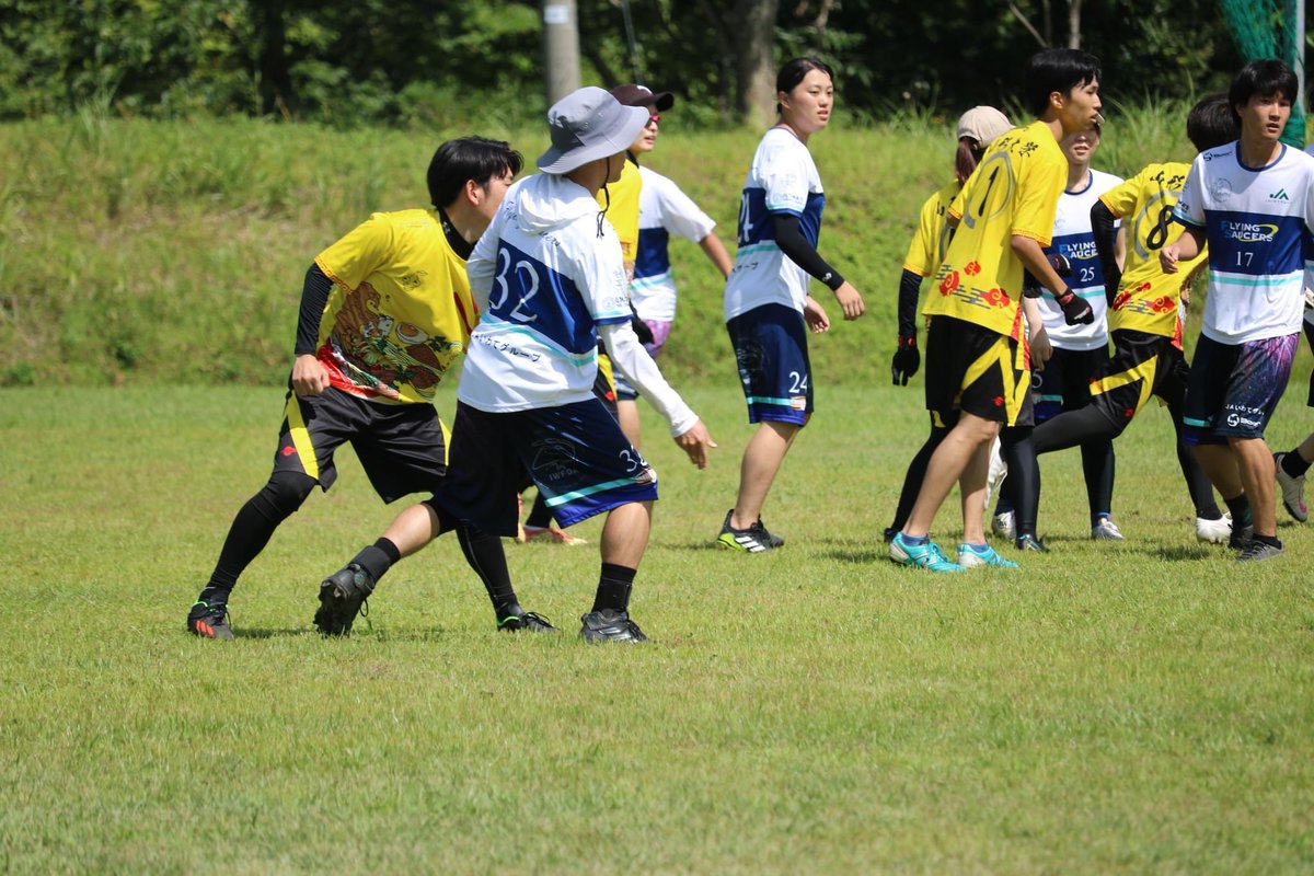 iFlyingSaucers's tweet photo. 【東北リーグ2023 あきた田沢湖MIX大会】

夏すぎる暑さ！！
日焼けがすごいことになった大会でした笑　そして遂にソーサーズもグローバル化✨強力な助っ人にもお世話になりました🤜🤛
結果は4位でした！これからもチーム目標の達成に向けて頑張っていきます！

#🥏 
#アルティメット
#jaいわて https://t.co/gKslZbu1Bq