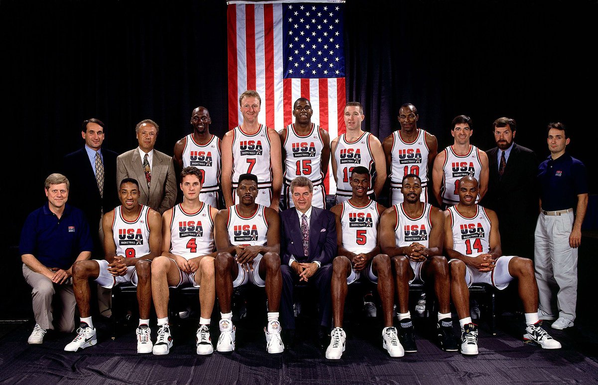 If you can’t name every player in the photo you don’t know basketball #DreamTeam