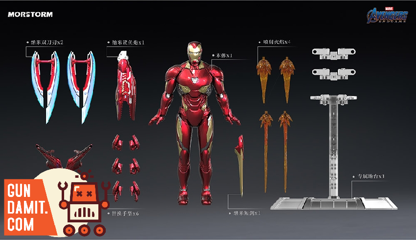 GundamitStore's tweet photo. [Pre-Order] Morstorm 1/12Iron Man Mark 50 Model Kit Painted Version
Material: ABS, PVC, POM
Scale: 1/12
$49.99 Free Shipping
--------
👇links👇
https://t.co/C1mQgxyok7

#morstorm #mormk50 #ironman 
#actionfigure #modelkit #Gundamit #GD https://t.co/GZPSCs7rhY