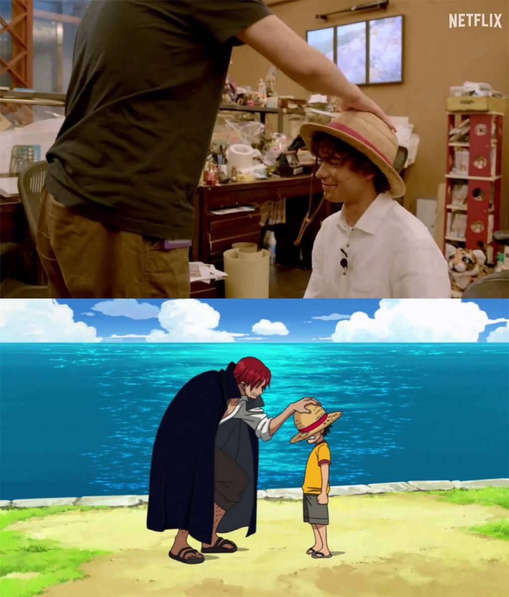 Eiichiro Oda and Iñaki Godoy! 
#ONEPIECE #OnePieceNetflix