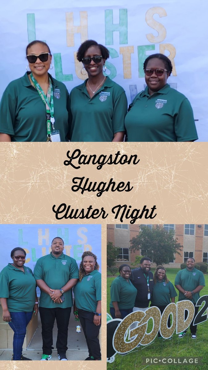 Enjoyed Cluster Night at Langston Hughes with my Renaissance MS Family!    #OperateInExcellance