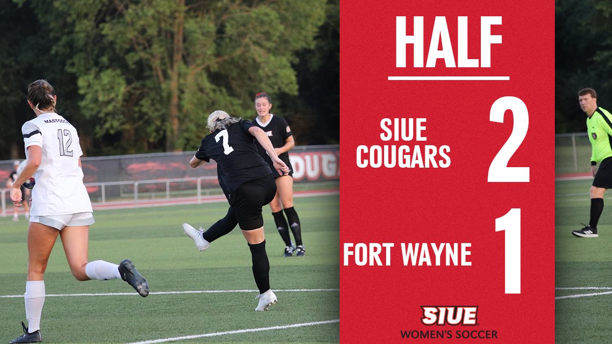 SIUEWSoccer's tweet photo. The Cougars took control of the first half 😤 https://t.co/g3h5nkqkU7