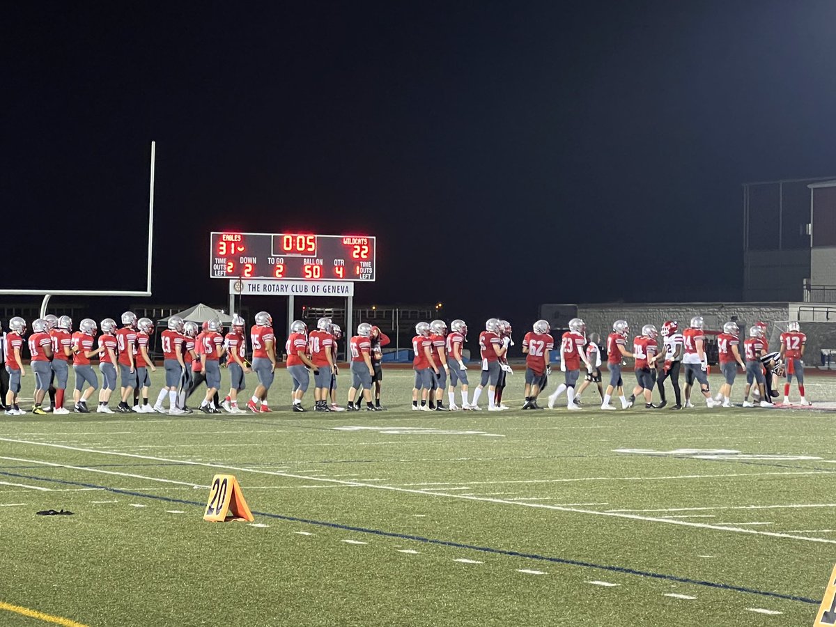 MJKingMEd's tweet photo. WINNER! Geneva goes to 2-0 with a 31-22 win over Struthers! @AthleticsGeneva @CVC_Athletics https://t.co/31PkSdNL5K