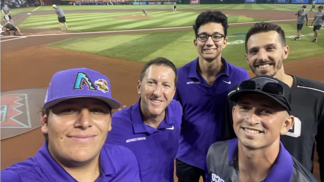 GCU night @ Chase Field. Lopes 📈