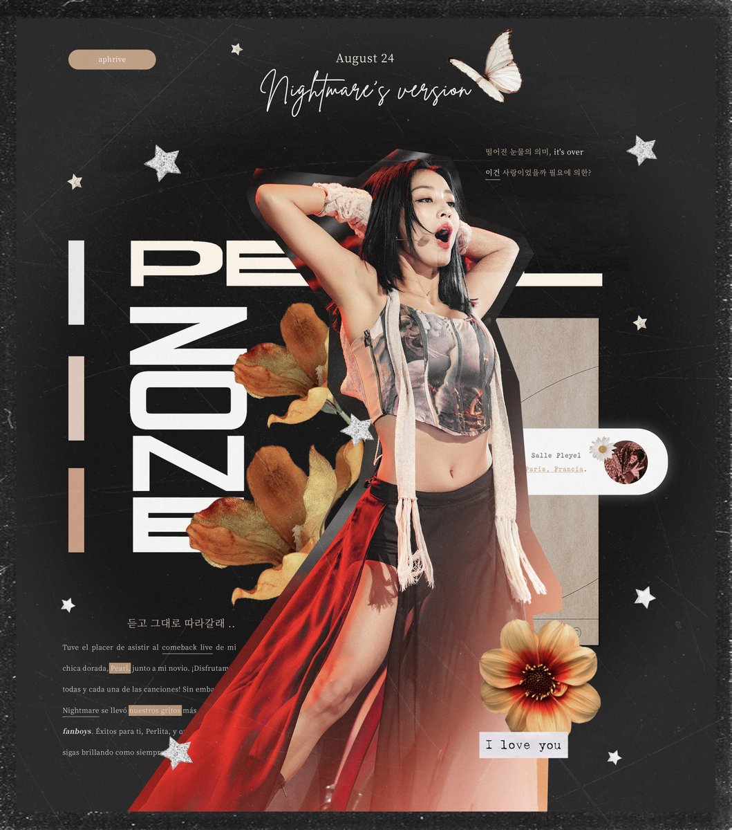 aphrive's tweet image. ⠀拒否⠀ ❀⠀ You're takin' me to the #PearlZone ⠀㇂⋆    à Salle Pleyel, France  ..

All that I can say is #KillinMeGood, 殺してくれよ  —  ( good )⠀𑁨⠀ August 24  !