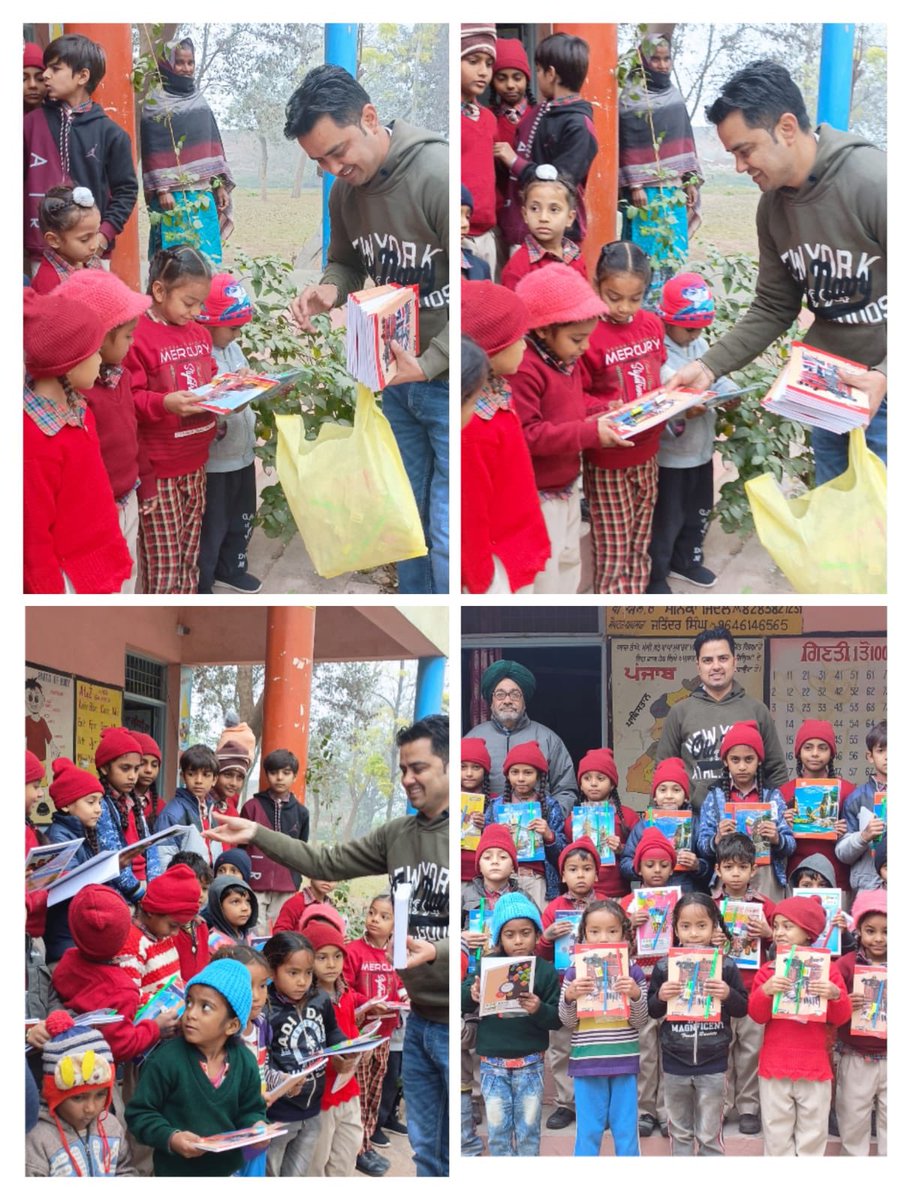 insanpritpal3's tweet photo. The greatest gift we can give anyone today is the #GiftOfSmile.  With the inspiration of Saint MSG Insan Ji, the followers of Dera Sacha Sauda are helping poor children by distributing toys and books from Book Bank and Toy Bank, helping them in their education. https://t.co/yMHbbeRNBa
