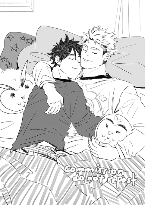 bkak cuddle  commission on ko-fi! thank you axure! im down for any bkak comms T__T!!!  