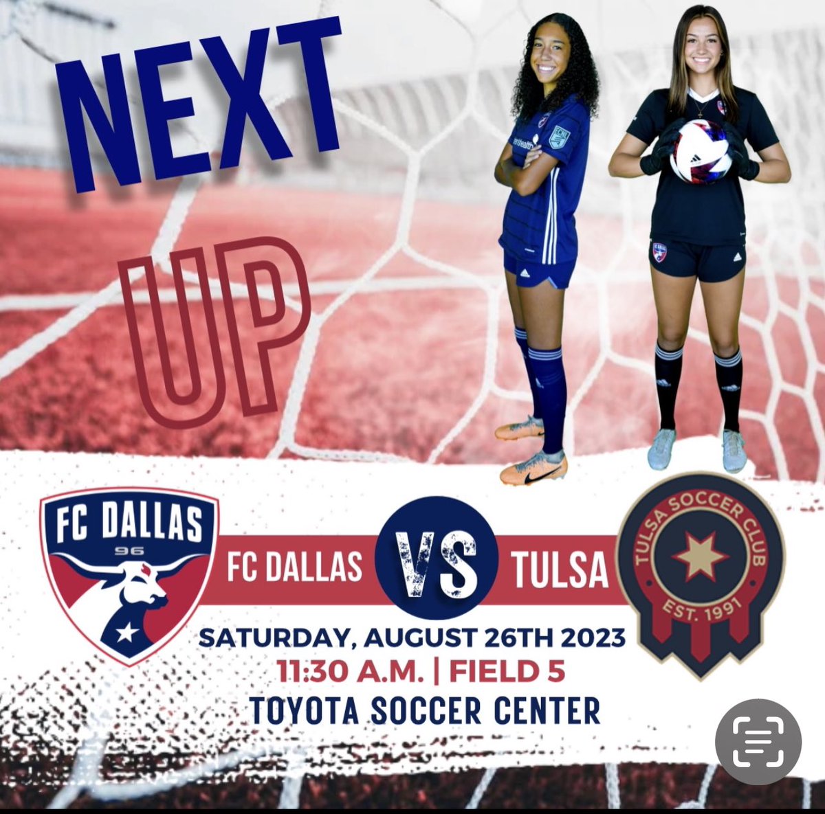 FC Dallas 06/05G ECNL- Retired (@fcdallas06gecnl) on Twitter photo 🚨🚨🚨 UPDATE
New time ⌚️11:30 a.m. Kick-off
📍Field 5 ⚽️
🫵🏼come check out our game‼️
✅Water
✅Umbrella
#DTID #WhateverItTakes
@FCDwomen <a href="/ECNLgirls/">ECNL Girls</a> 🚨🚨🚨 UPDATE
New time ⌚️11:30 a.m. Kick-off
📍Field 5 ⚽️
🫵🏼come check out our game‼️
✅Water
✅Umbrella
#DTID #WhateverItTakes
@FCDwomen <a href="/ECNLgirls/">ECNL Girls</a>