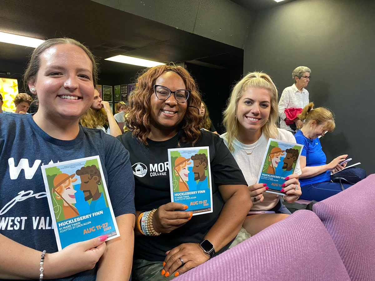 Supporting Knoxville Children’s Theater is especially fun when 2 of your students play the lead roles! Adventures of Huck Finn was 💯!!!